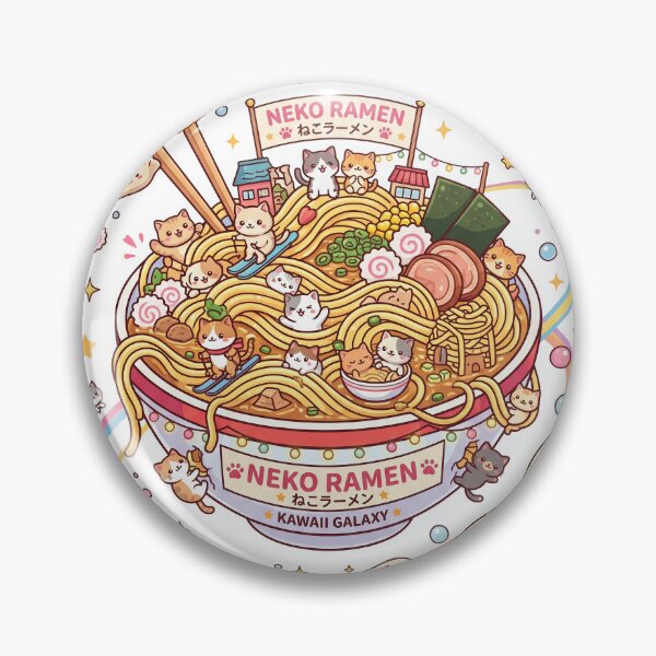 Item preview, Kawaii Neko Ramen Galaxy Cute Anime Cats designed and sold by CurioStick.