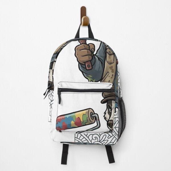 Item preview, Painter Badger with Paint Roller designed and sold by dat-graffiti.