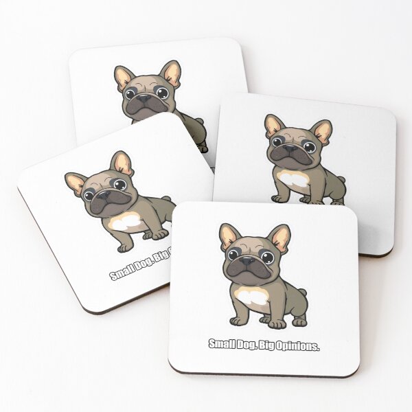 Item preview, French Bulldog - Small Dog Big Opinions - Funny Frenchie Gift designed and sold by pawdrops.