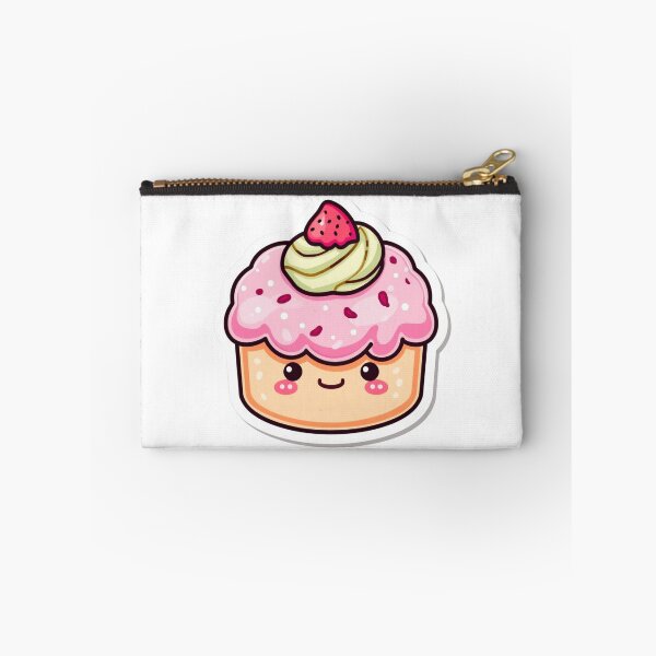 Item preview, Strawberry Frosted Cupcake Sticker – Pink Bakery Dessert Vinyl Decal for Laptop, Water Bottle & Journa designed and sold by Pandey14.
