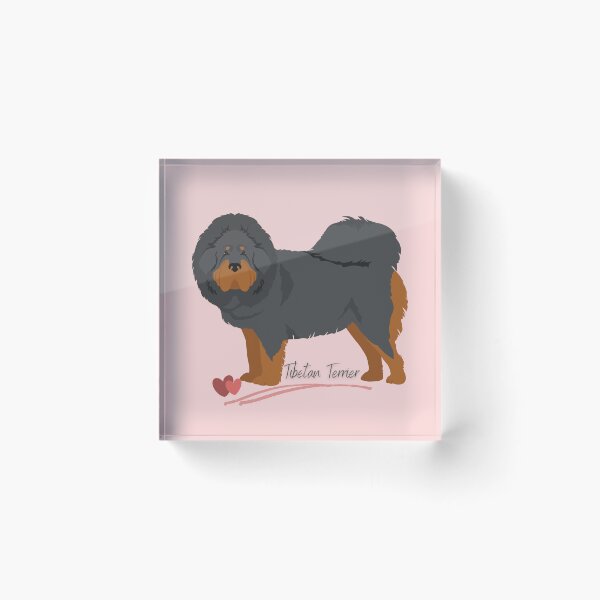 Item preview, Tibetan Terrier Illustration designed and sold by AnulaArt.
