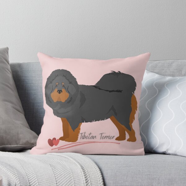 Item preview, Ilustración de un terrier tibetano designed and sold by AnulaArt.