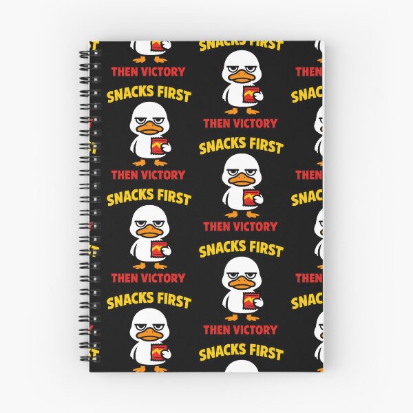 Item preview, Snacks First Then Victory Funny Gamer Duck Gaming Snack Design designed and sold by TeeTimeTreasure.