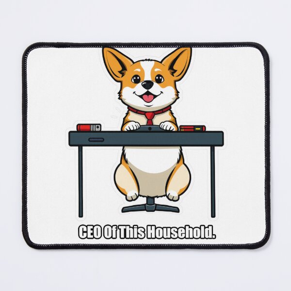 Item preview, Corgi - CEO Of This Household - Funny Corgi Gift designed and sold by pawdrops.