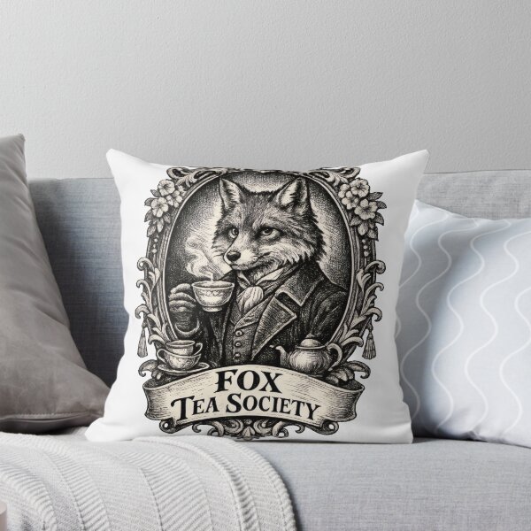 Item preview, Fox Tea Society Engraving designed and sold by TheRealTaria.