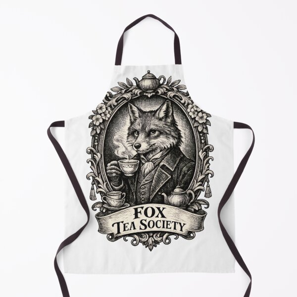Item preview, Fox Tea Society Engraving designed and sold by TheRealTaria.