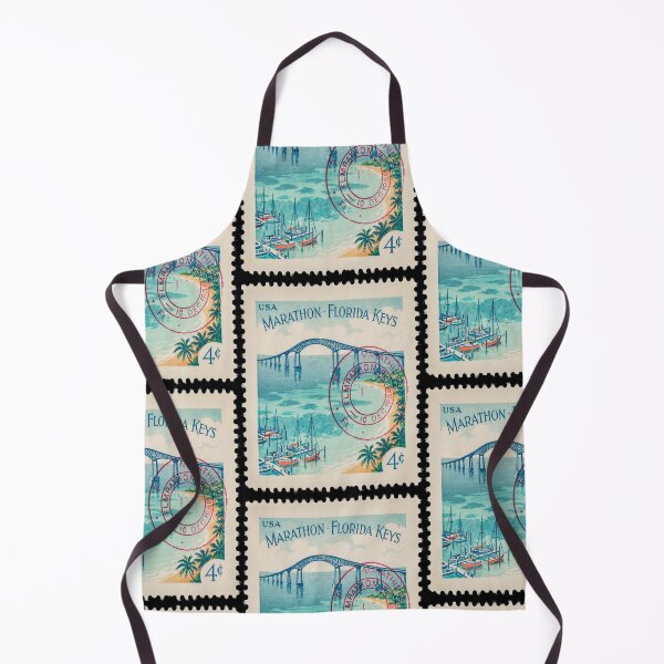 Item preview, Marathon Florida Keys Bridge Postage Stamp Sticker designed and sold by stickercuffs.