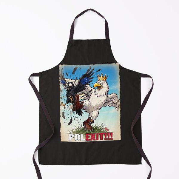 Item preview, Polexit!!! Satirical Political Eagle vs EU Crow Cartoon designed and sold by The store under the battleship :).
