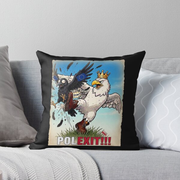 Item preview, Polexit!!! Satirical Political Eagle vs EU Crow Cartoon designed and sold by The store under the battleship :).