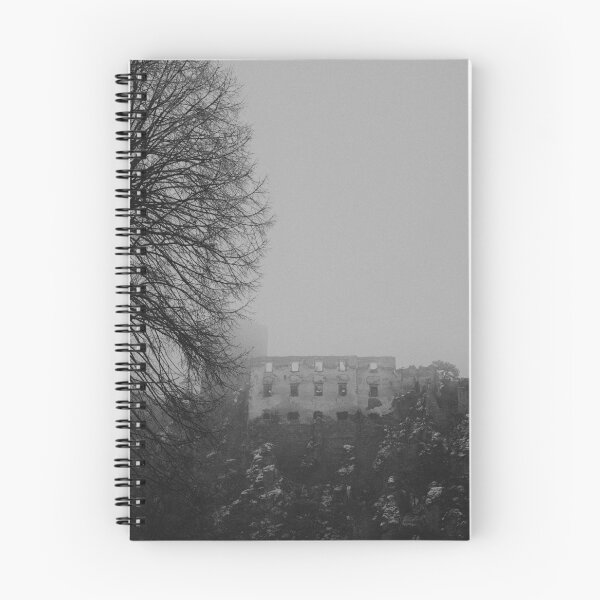 Item preview, Ancient Castle Ruins in Misty Winter Mountains designed and sold by EllenNortt.