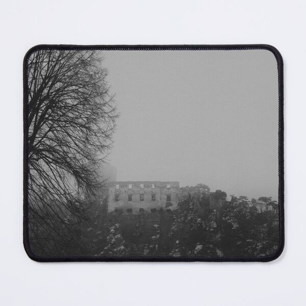 Item preview, Ancient Castle Ruins in Misty Winter Mountains designed and sold by EllenNortt.
