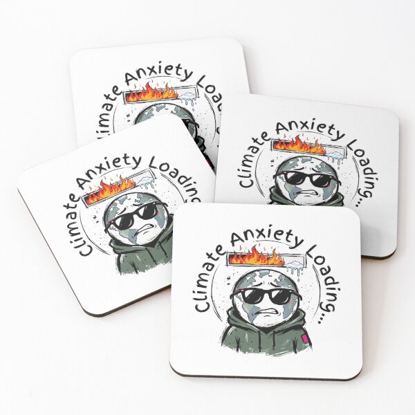 Item preview, Climate Anxiety Loading Funny Earth designed and sold by XYZ LAB by Jesuperman.