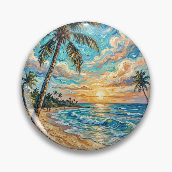 Item preview, Punta Cana Dominican Republic Tropical Travel Poster designed and sold by dudelinart.