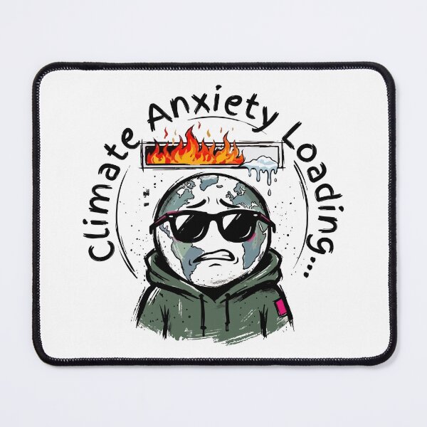 Item preview, Climate Anxiety Loading Funny Earth designed and sold by XYZ LAB by Jesuperman.