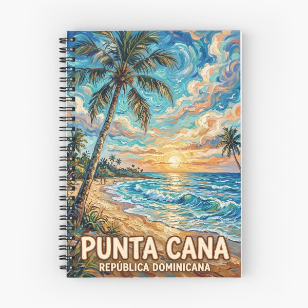 Item preview, Cartel turístico tropical de Punta Cana, República Dominicana designed and sold by dudelinart.
