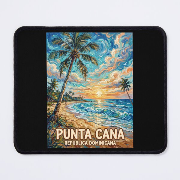 Item preview, Punta Cana Dominican Republic Tropical Travel Poster designed and sold by dudelinart.