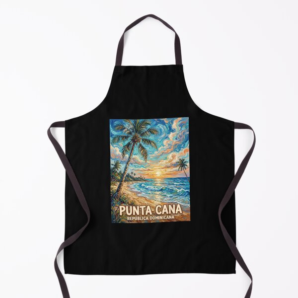Item preview, Punta Cana Dominican Republic Tropical Travel Poster designed and sold by dudelinart.