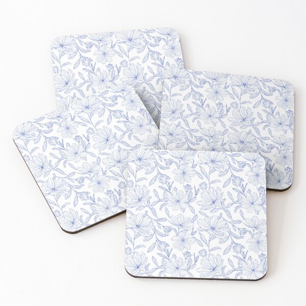 Item preview, Blue Botanical Floral Seamless Pattern designed and sold by sweta_r.art.