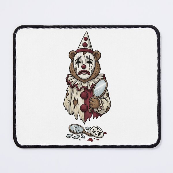 Item preview, Sad Bear Clown with Broken Mirror designed and sold by dat-graffiti.