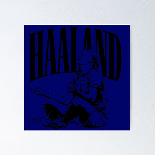 Item preview, Erling Haaland Meditation Celebration designed and sold by shellle in the ocean.