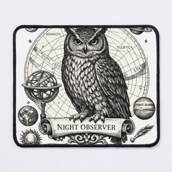 Artikelvorschau, Night Observer Owl Astronomy entworfen und verkauft von TheRealTaria.