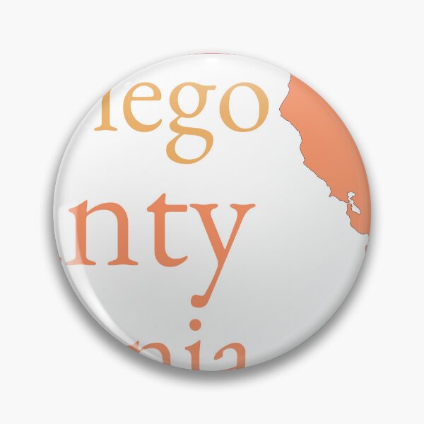 Item preview, San Diego County California Highlighted on State Map designed and sold by TheIconSmith.