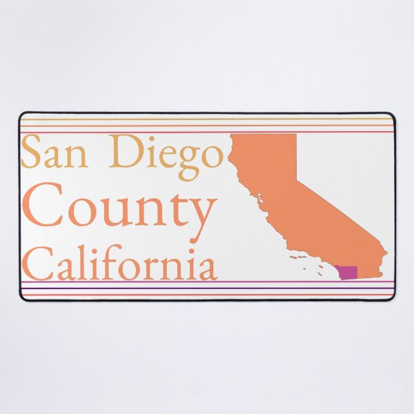 Item preview, San Diego County California Highlighted on State Map designed and sold by TheIconSmith.