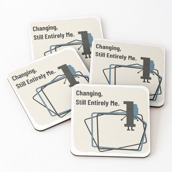 Item preview, Changing, Still Entirely Me | Margin Character Art designed and sold by Unhurried Turn Studio.