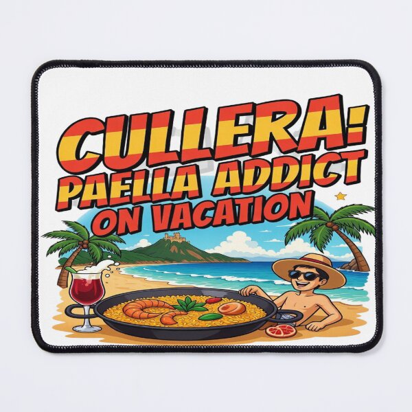 Item preview, Cullera Paella Addict on Vacation T-Shirt | Funny Spain Beach Foodie Travel Graphic | Mediterranean Summer Gift | Spanish Food Lover Design designed and sold by Sushikidsntoddlers.