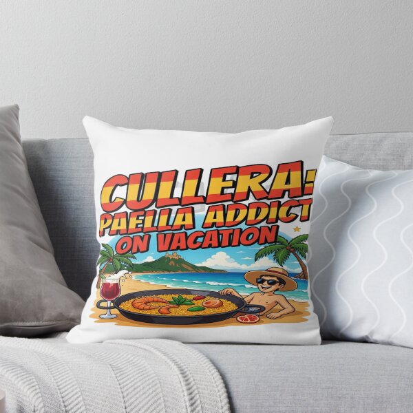 Item preview, Cullera Paella Addict on Vacation T-Shirt | Funny Spain Beach Foodie Travel Graphic | Mediterranean Summer Gift | Spanish Food Lover Design designed and sold by Sushikidsntod.