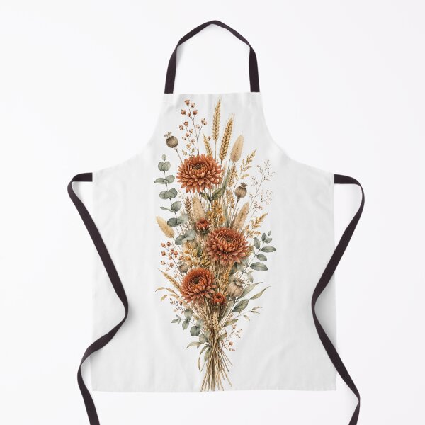 Item preview, Dried Autumn Bouquet — Boho Fall Botanical Watercolor Art designed and sold by DreamelleStudio.