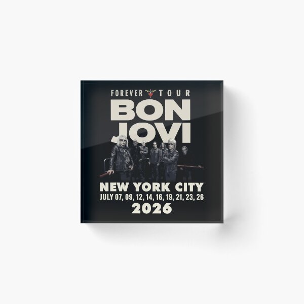 Item preview, Vintage Bon Jovi Forever Tour NY City  designed and sold by DarrinReilly.