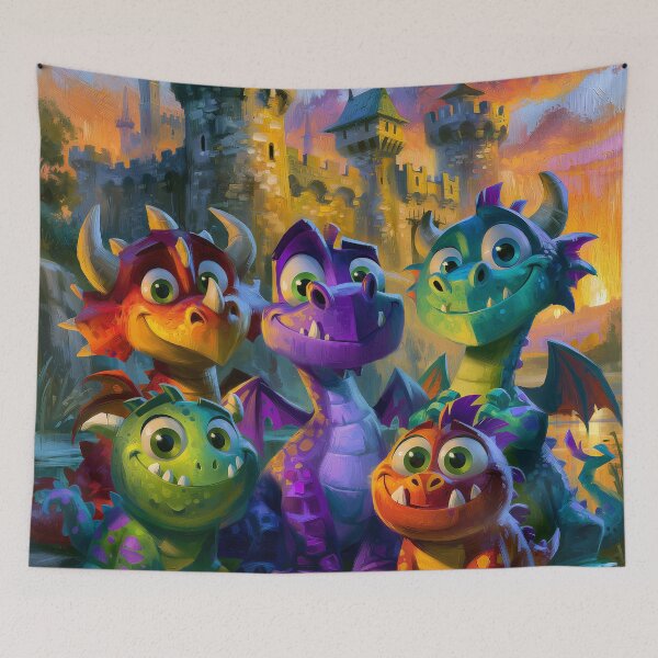 Item preview, Dragon Friends designed and sold by ArtfoxUK.