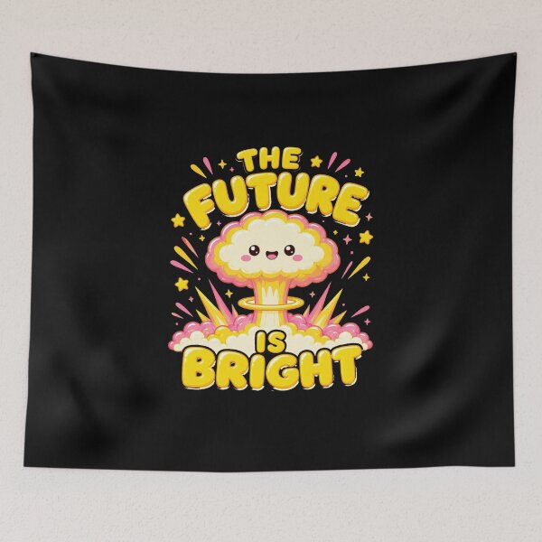Item preview, The Future Is Bright Kawaii Explosion designed and sold by Digital Dreamtales.
