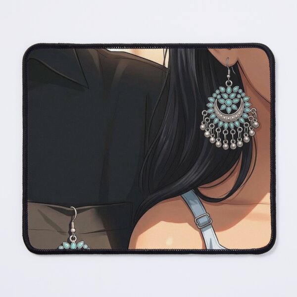 Item preview, Romantic Anime Couple and Matching Turquoise Earring Aesthetic designed and sold by     Pink Chaos Club.