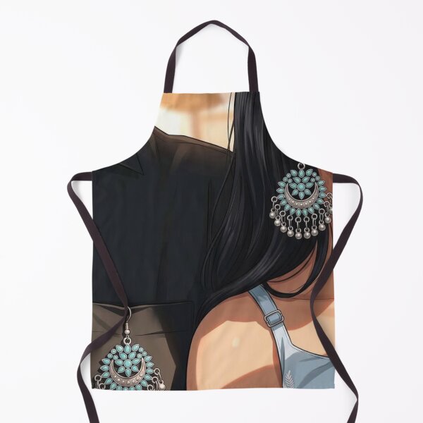Item preview, Romantic Anime Couple and Matching Turquoise Earring Aesthetic designed and sold by Pink Chaos Club.