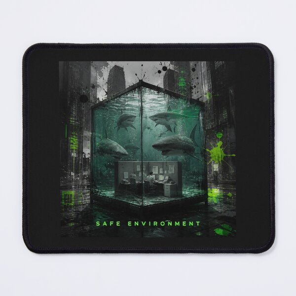 Item preview, Safe Environment - Funny Corporate Satire Surreal Art designed and sold by RareVisuals.