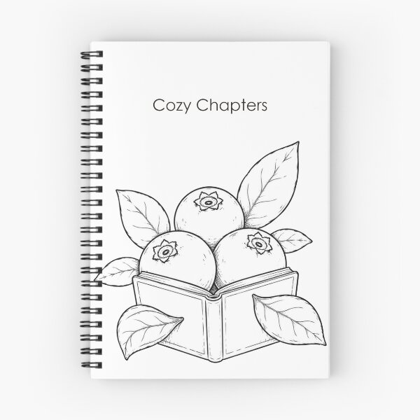 Item preview, Cozy Chapters-Blueberries Readind a book  designed and sold by izannart.