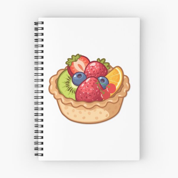 Item preview, Mixed Berry Fruit Tart Sticker – Fresh Strawberry Kiwi & Blueberry Pastry Vinyl Decal for Laptop, Water Bottle & Journal designed and sold by Pandey14.