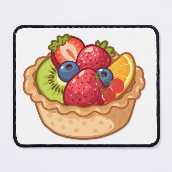 Item preview, Mixed Berry Fruit Tart Sticker – Fresh Strawberry Kiwi & Blueberry Pastry Vinyl Decal for Laptop, Water Bottle & Journal designed and sold by Pandey14.
