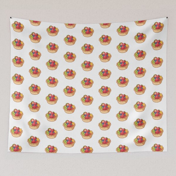 Item preview, Mixed Berry Fruit Tart Sticker – Fresh Strawberry Kiwi & Blueberry Pastry Vinyl Decal for Laptop, Water Bottle & Journal designed and sold by Pandey14.