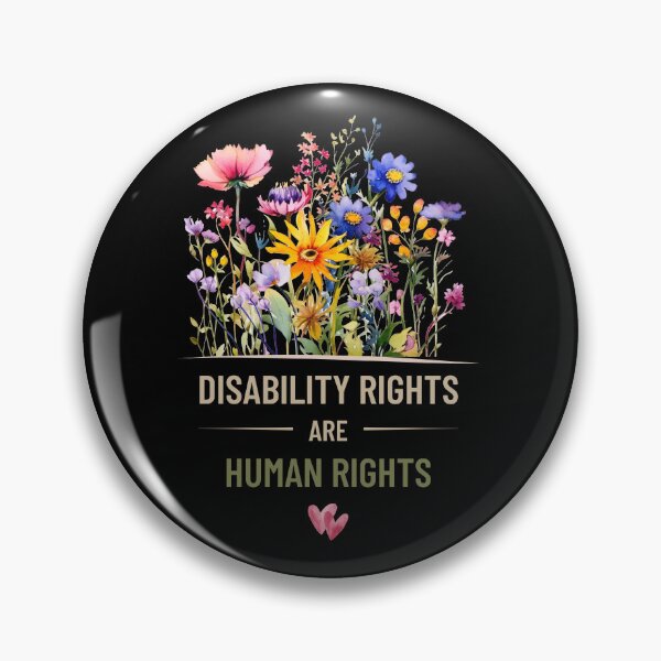 Item preview, Disability Rights Are Human Rights Wildflower Inclusion Design designed and sold by La-Nuna.