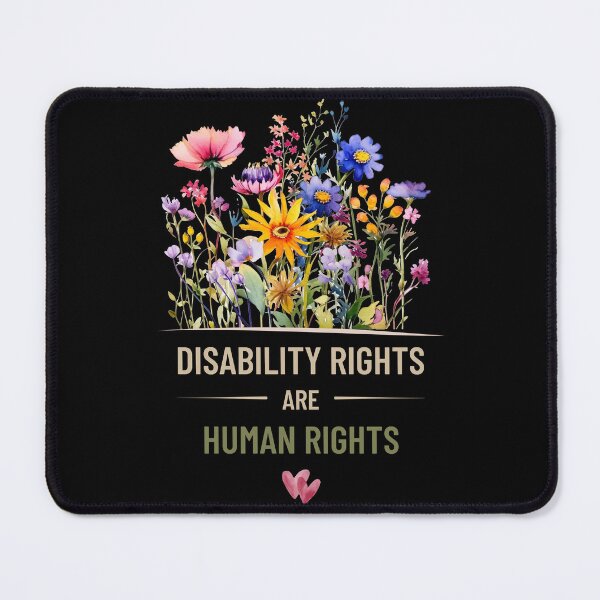 Item preview, Disability Rights Are Human Rights Wildflower Inclusion Design designed and sold by La-Nuna.