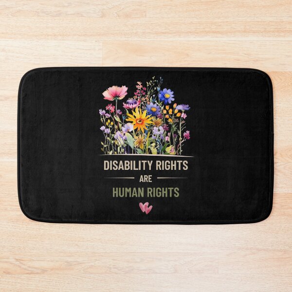 Item preview, Disability Rights Are Human Rights Wildflower Inclusion Design designed and sold by La-Nuna.