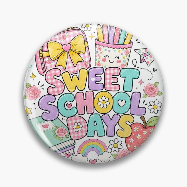 Item preview, Sweet School Days Pastel Back to School Design designed and sold by wingedpendesign.