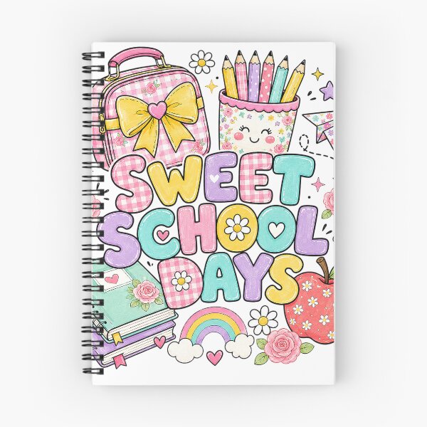 Item preview, Sweet School Days Pastel Back to School Design designed and sold by wingedpendesign.