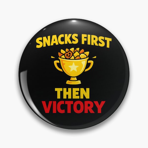 Item preview, Snacks First Then Victory Funny Gamer Snack Trophy Design designed and sold by TeeTimeTreasure.