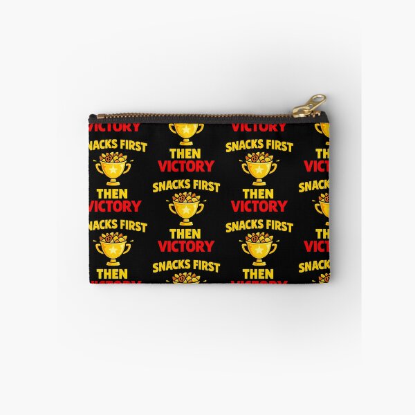 Item preview, Snacks First Then Victory Funny Gamer Snack Trophy Design designed and sold by TeeTimeTreasure.