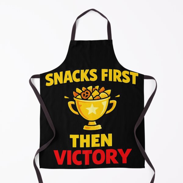 Item preview, Snacks First Then Victory Funny Gamer Snack Trophy Design designed and sold by TeeTimeTreasure.