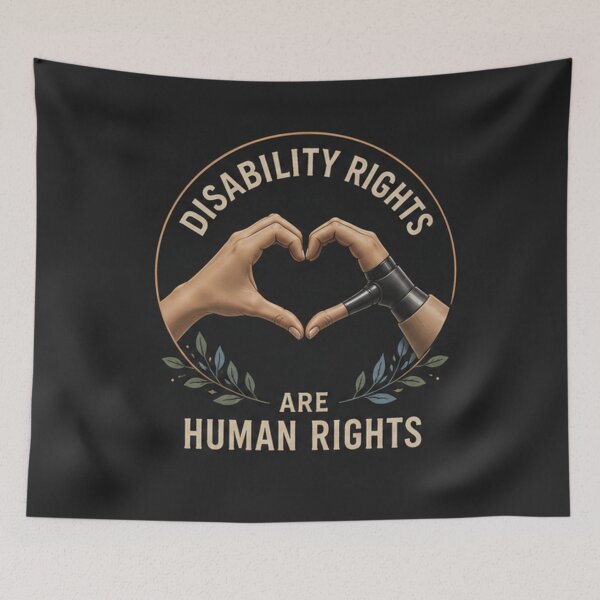 Item preview, Disability Rights Are Human Rights Inclusive Prosthetic Hand Design designed and sold by La-Nuna.